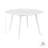 Kylie Outdoor Patio Round Dining Table In Light Eucalyptus And Gray Stone