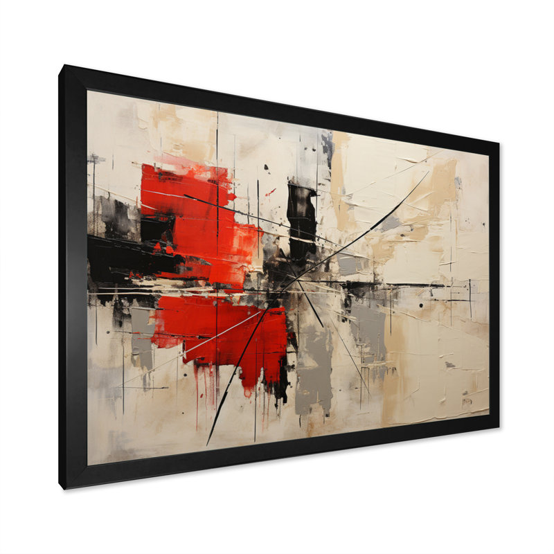 «Duality» de Gauti I, H 16 po x l 32 po x P 1 po, Cadre photo noir