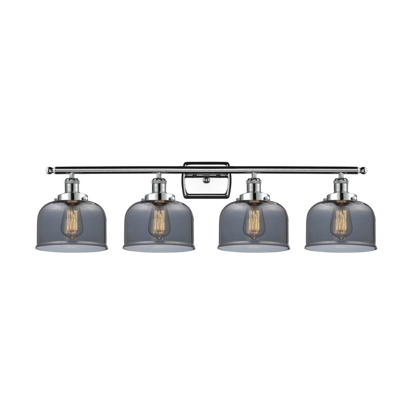 Ballston Urban Bell - 4 Light 38" Bath Vanity Light, Polished Chrome