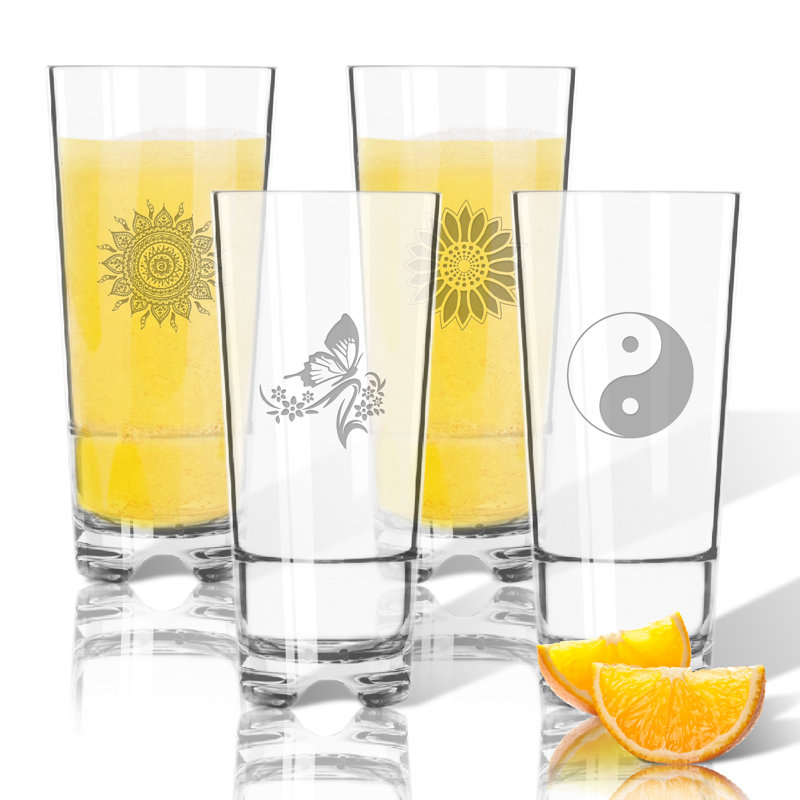 Ensemble de verres 4 pièces en plastique 16 oz pour à gin solstice tritan