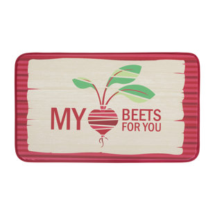 Tapis de cuisine my cœur pour vous