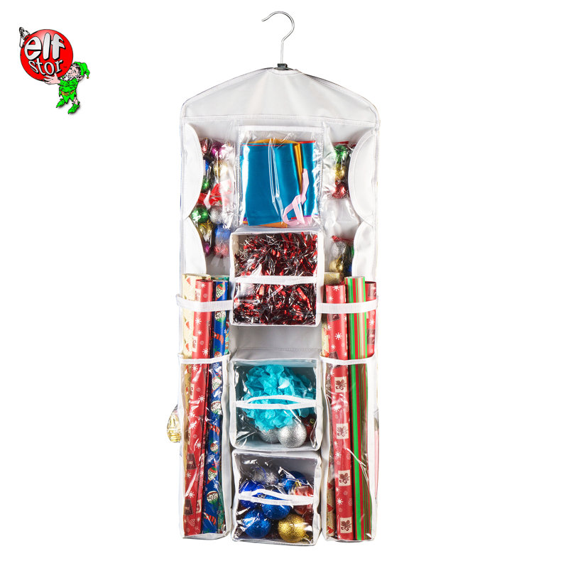 Rangement suspendu pour emballage cadeau