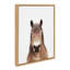 «Meadow Horse Portrait» par Amy Peterson, reproduction d'art sur toile encadrée-1359067955