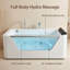 Baignoire tourbillon autoportante 67 po avec 7 jets d'hydrothérapie