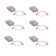 4'' Selectable Color Temperature Dimmable Air-Tight IC Rated LED Canless Recessed Lighting Kit