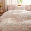 Ensemble de housse de couette à motif floral rose pour femmes avec housse de couette avec fermeture à glissière-132458488