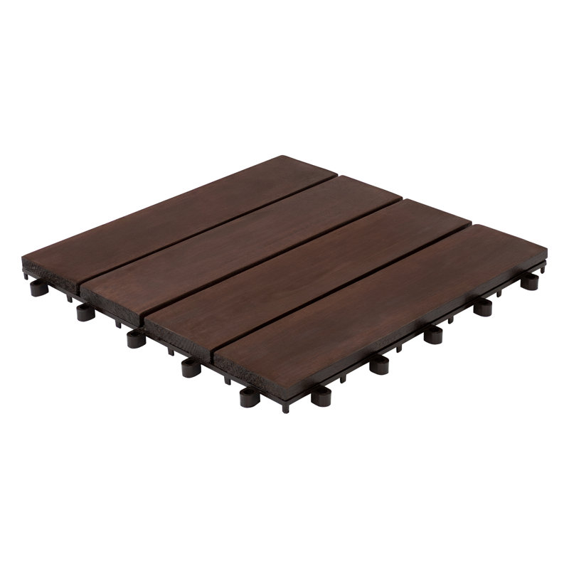 FresGard VG4 12 " L x 12 " W Solid Wood Tile