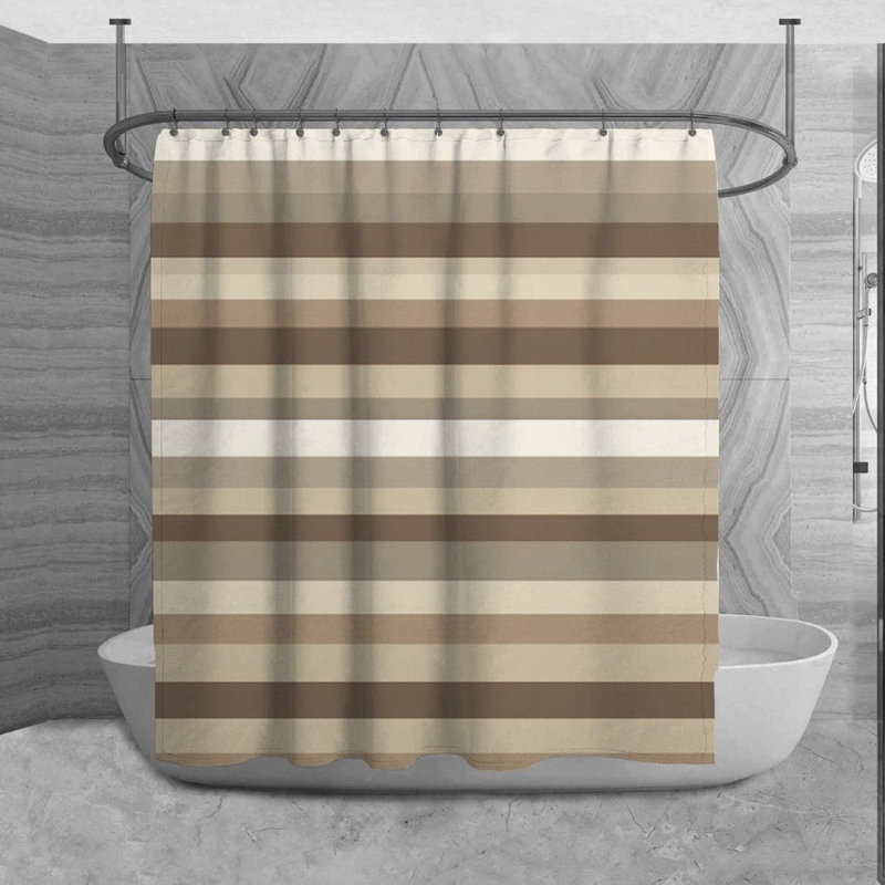 Rideau de douche Zaden, H 73 po x l 70 po