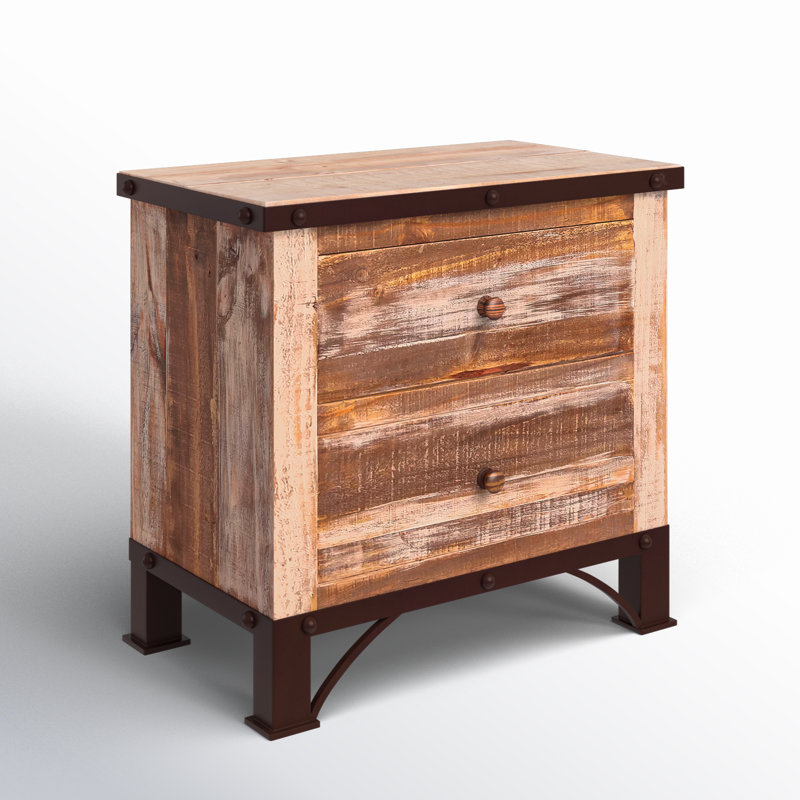 Dodge Lupita 2 Drawer Nightstand