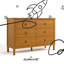 Rio 6 Drawer Dresser-1335539765