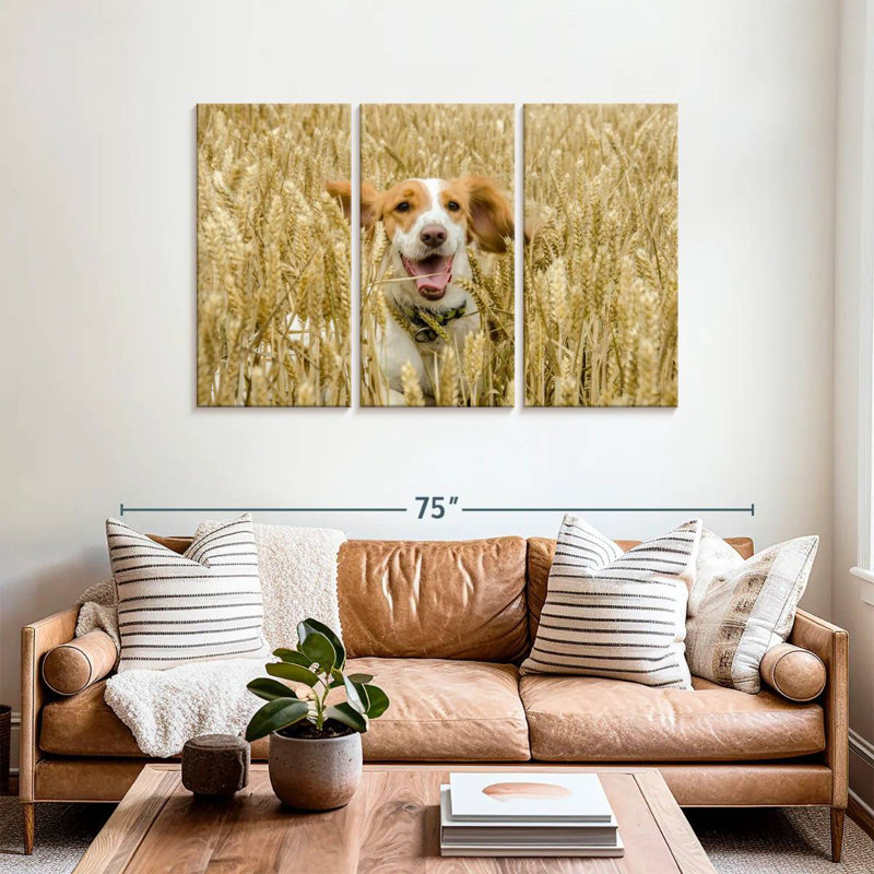Brampt Happy Cocker Spaniel, 36" H x 57" W