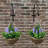 23cm Faux Flowering Topiary in Basket