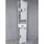 Grande armoire de rangement H 69 po avec 2 portes de grange et 1 tiroir. Gris, tablettes réglables, pour la salle de bain, le salon, le vestibule, le tiroir de cuisine gris, H, plancher spacieux et pratique