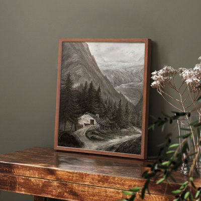 «Vintage Landscape C XXXVI» sur papier