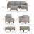 Neytiri Wicker 4 - Person Seating Group with Cushions