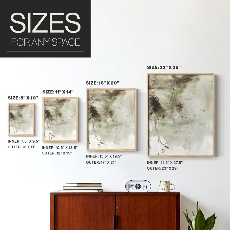 «Soft Inspiration IV», reproduction encadrée - bois massif, H 30 po x l 24 po