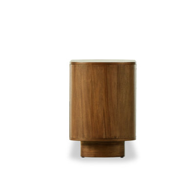 Paden Nightstand-Aged Black Acacia