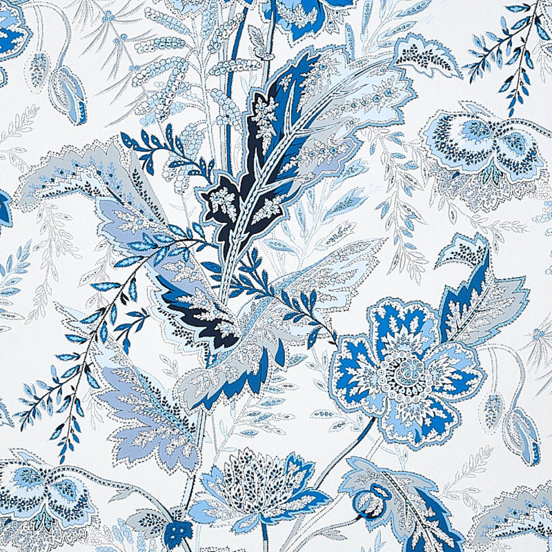 Sandoway Vine Wallpaper, Blue