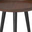 Clairmont - Table d'appoint ronde - Cognac
