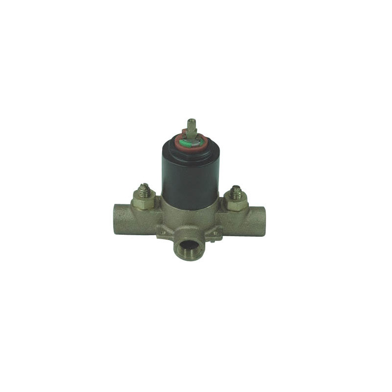 St. Charles Tub Valve and Shower Pressure Balanced, Polished Chrome / Polished Brass