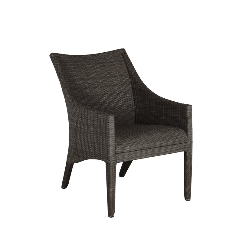 Athena Plus Patio Lounge Chair, Black Walnut