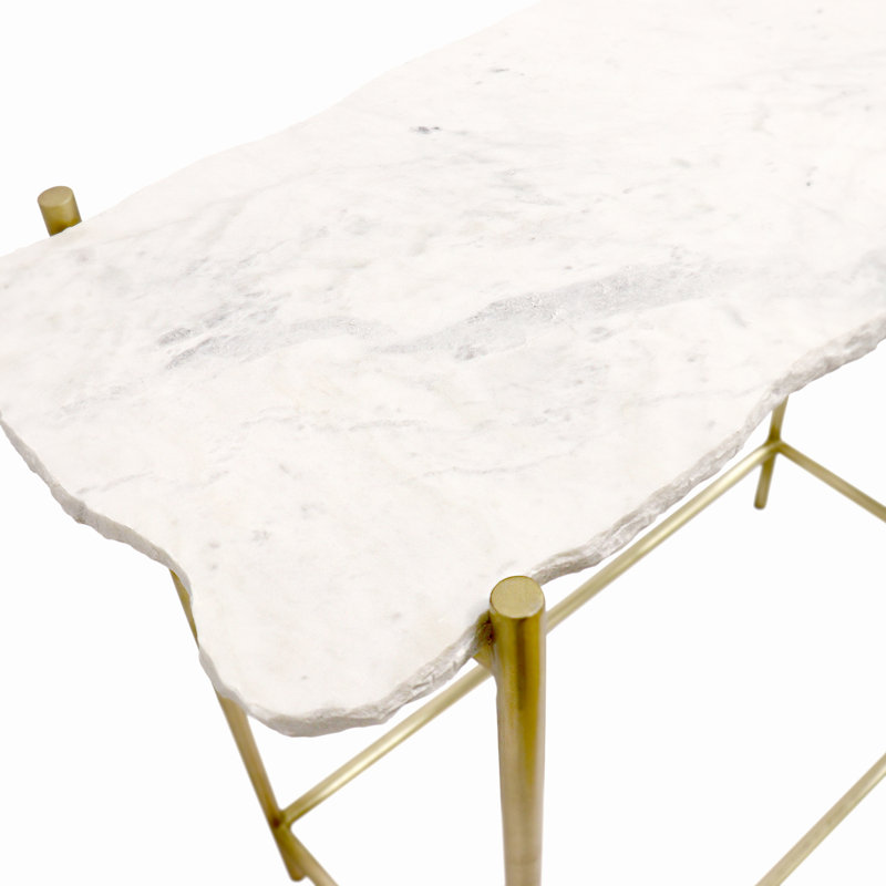 Beacon 35'' Marble Top Console Table