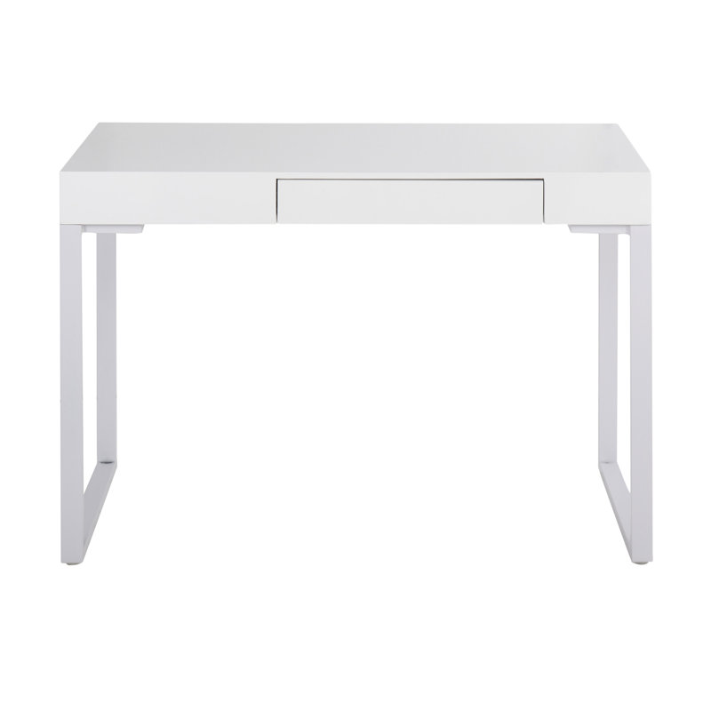 Morimasa Steel Writing Desk, White