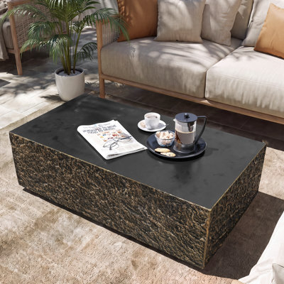 Table basse d'extérieur en béton 40 po