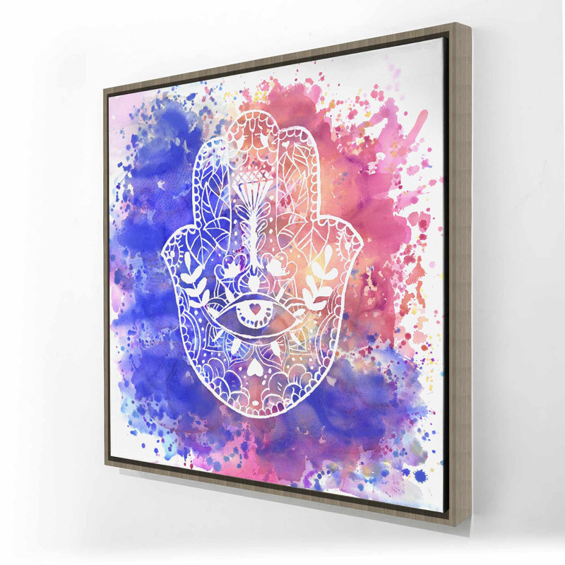 Toile de chambre à coucher Hamsa