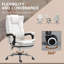 Fauteuil de massage inclinable et réglable, avec hauteur réglable et repose-pieds, Massage