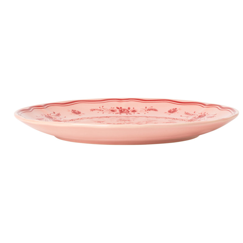 Vila Salad Plates, Pink/Red