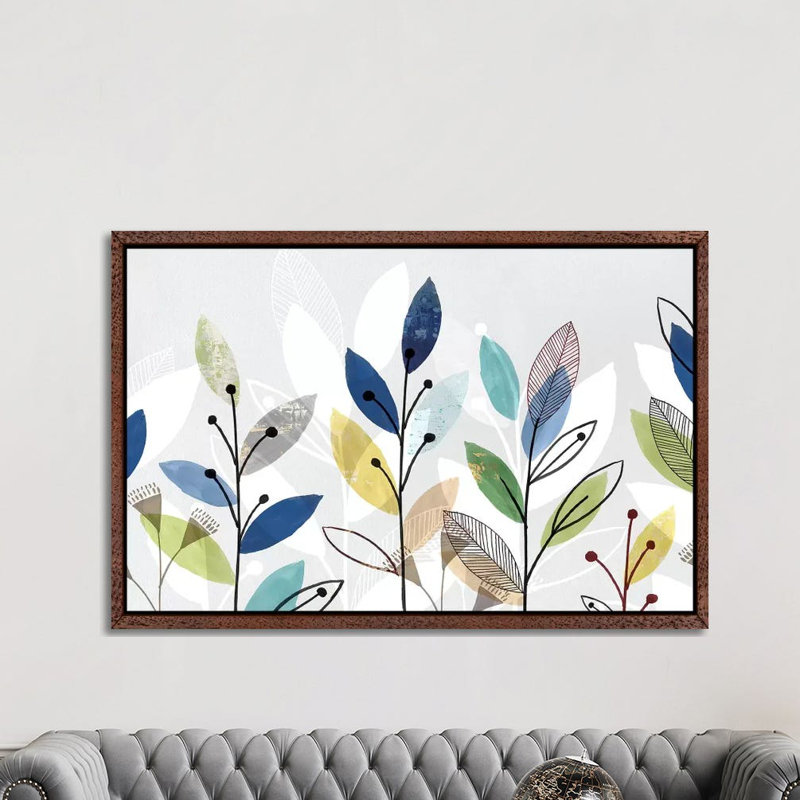 Morning Glory I by Isabelle Z - Print on Canvas, 152.5 cm H x 101.5 cm W, Classic Brown Wood Framed