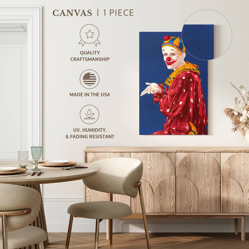 Leisha Clown, 24" H x 16" W