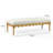 Oodle Cream Vegan Mohair Bench-748885582