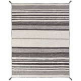Tapis gris / brun en coton fabriqué à la main Phillipston