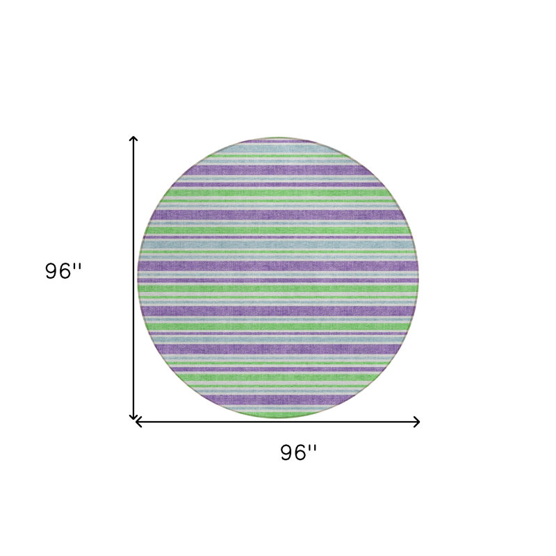 Tapis d'intérieur rond 8 po