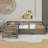 Twin Size L-Shaped Platform Bed With Drawers-798454842