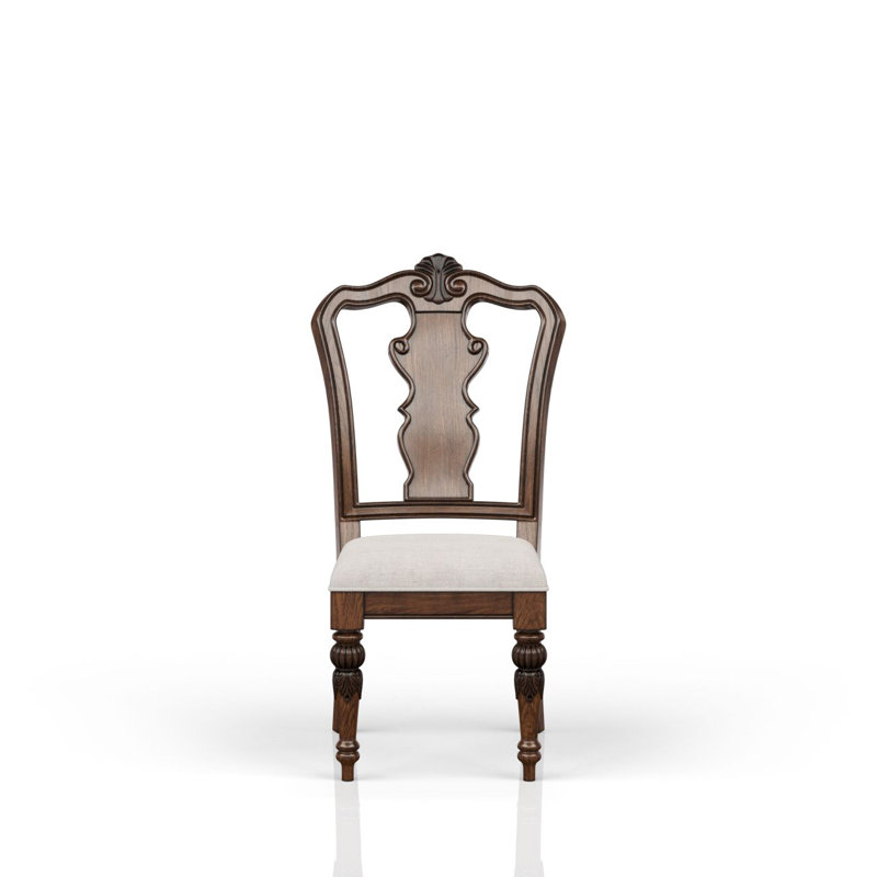 Chaise d'appoint en acajou traditionnel