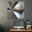 Art mural en métal luxueux «Triangulawesome 2 Bwg» par Michael Mullan-102872369