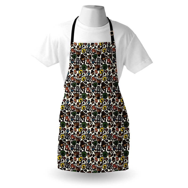 Multicolore East Urban Home Woodsy Tablier