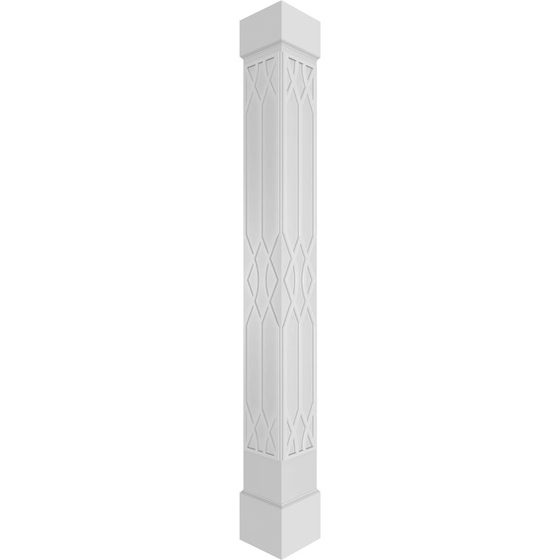 Colonne carrée Custerman Classic, H 120 po x l 11,625 po x P 11,625 po