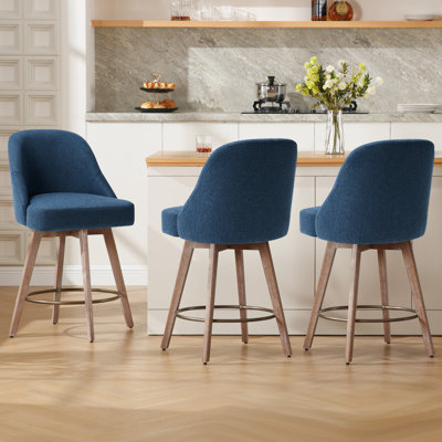 Tabouret de comptoir pivotant 26 po Makylia