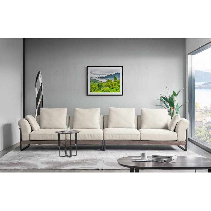 Storm Over Lake Batur Print by Mark Paulda, Black Framed Paper, 24" H x 30" W