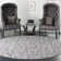 Aratrika Floral Gray Area Rug