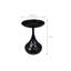 Cassoday Side Glamour Coffee Table with Decorative Accents on Base