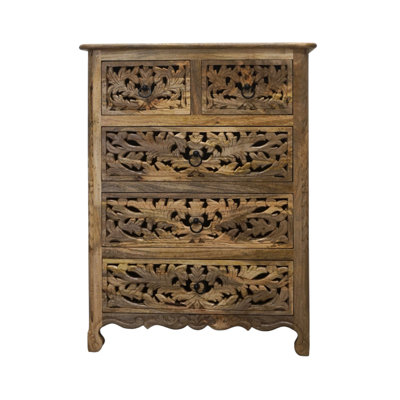 Commode 5 tiroirs cuite à la main