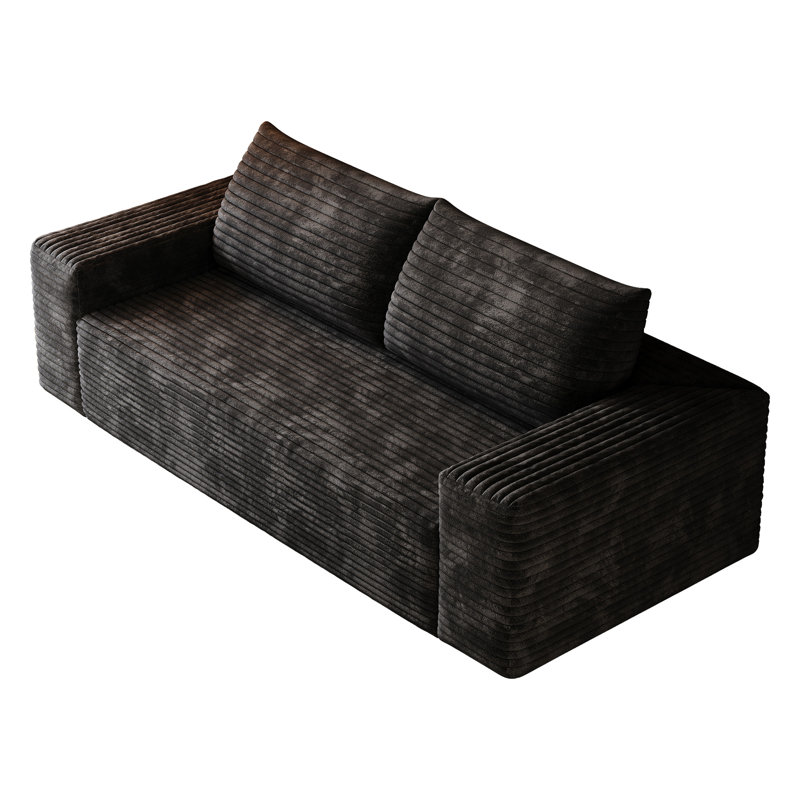Canapé 63 "2Saser, 2, H 25,22 po x l 63,04 po x P 35,46 po