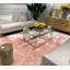 Tapis rose poudre-68562222