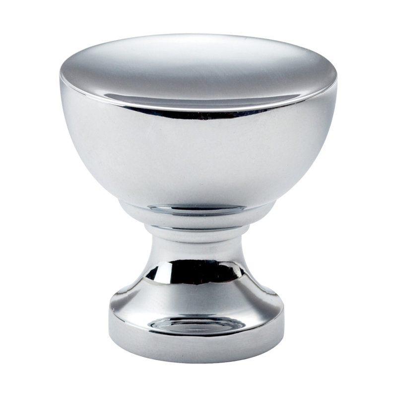 Shelley 1 1/4" Diameter Round Knob, Polished Chrome