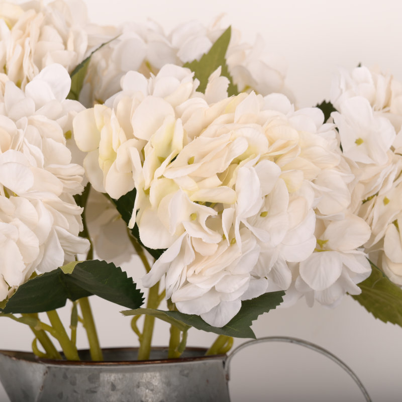 14 "Arrangements de fleurs d'hortensias artificiels, bouquet floral artificiel en vrac pour des décorations de centre de table